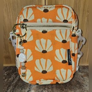 Fydelity Crossbody Mini Brick Bag Mustard Daisy